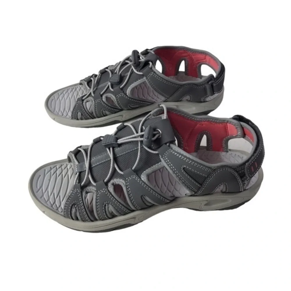 KHOMBU All Weather Trek RIVER GRAY hiking SANDAL size 9.5